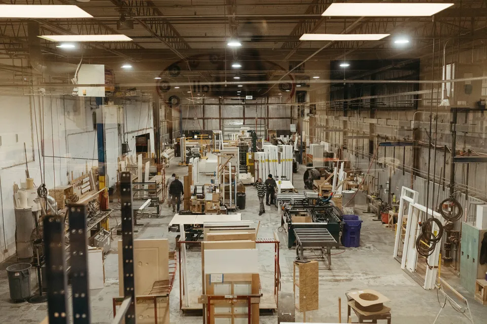 Interior doors and windows display